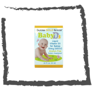 Vitamina D3 para Bebés 10 mcg (400UI)