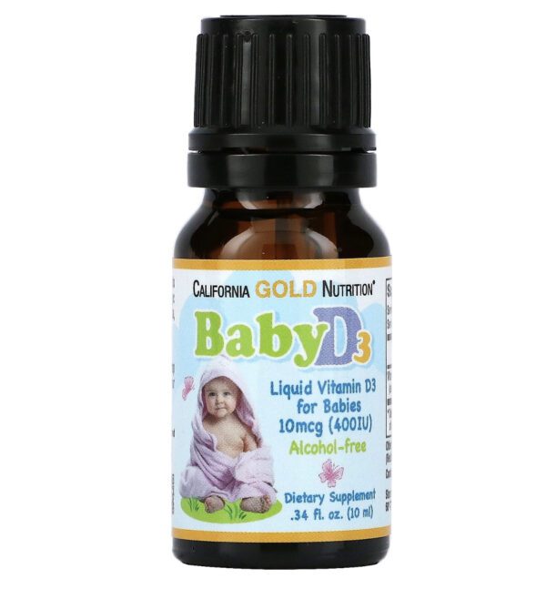 Vitamina D3 para Bebés 10 mcg (400UI) - Imagen 3