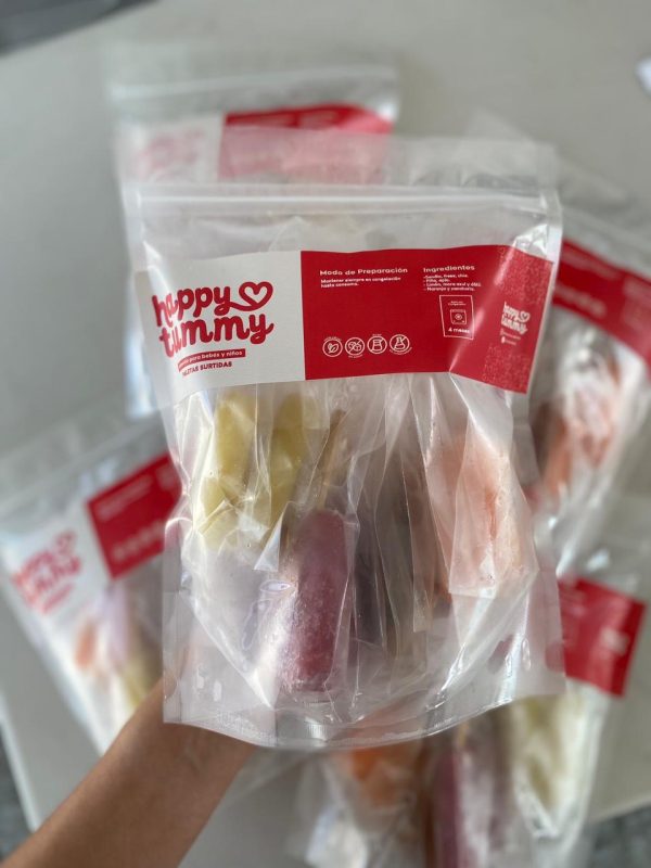 Happy Tummy Paletas surtidas  heladas 8pzas. SOLO EN RECOLECCIÓN NO ENVÍO A DOMICILIO