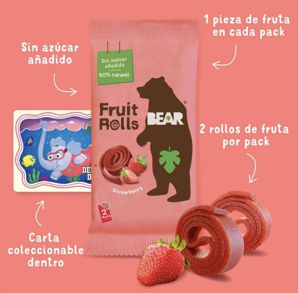Rollito de frutas Bears 5 pack - Imagen 3