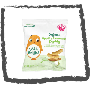 Little Bellies Orgánico 3 pack  Puff Manzana y canela 12 g