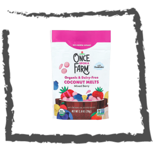 Once upon a farm melties sabor bayas 28g